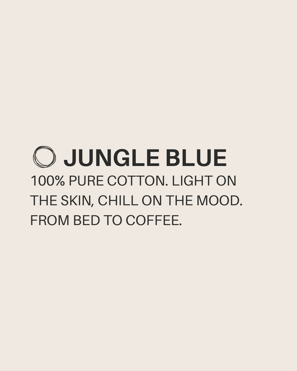 JUNGLE BLUE – short